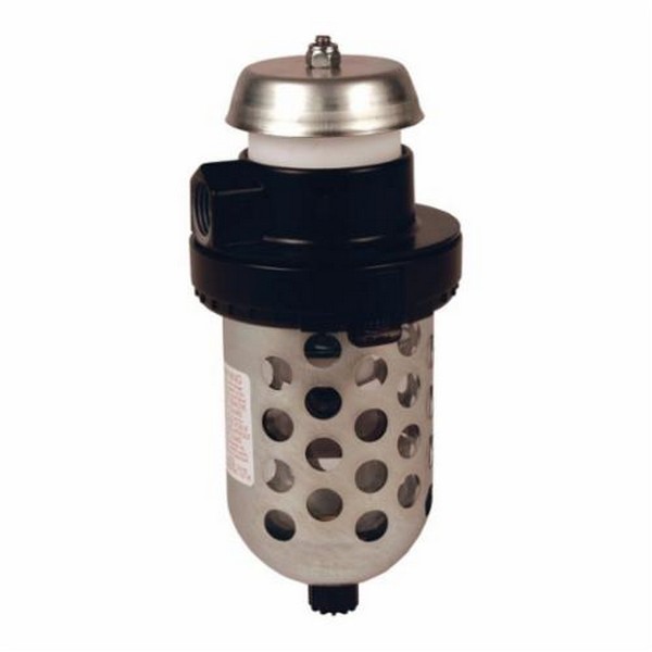 Exhaust Muffler, 1/2 Inch, 150 psig, 32 to 125 °F, 5 micron