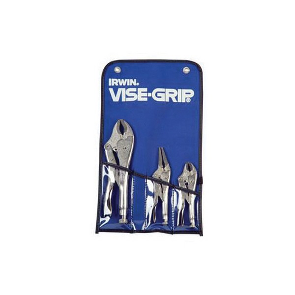 Plier Set, Locking Pliers, 3 Piece, Alloy Steel
