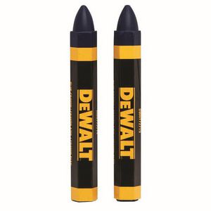 Lumber Crayons, Round Tip, 1/2 in Tip, Immediate Drying, Blue, 4-1/4 in L Dimensions
