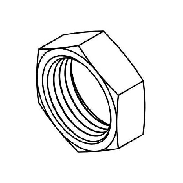 Bulkhead Locknut, Series: 0306, 3/8-24 Nominal, 37 °Female JIC End Style, 316 Stainless Steel