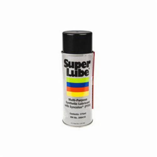 Grease, High Performance, Series: Super Lube, Tube, 11 oz, Synthetic Base, Composition: White Mineral Oil, Silica, Carbon Dioxide, Barium Sulfonate, Polypropyleneglycol, N-Heptane, Distillates, Aerosal Spray, White, Aliphatic, -1 deg C Flash, 0.66559