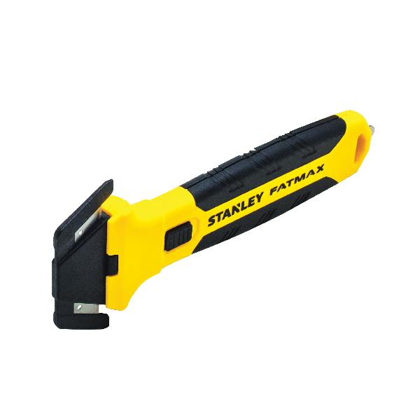 Pull Cutter, 2.8 in Blade Length, Double Sided/Recessed Blade, Metal Blade, Push Button Blade Change Method, 1 Blade Included, Yes Replaceable Blade, 9/16 in Thickness, Bi-Material Grip/Slip-Resistant, 6-1/2 in Handle, Bi-Material Handle, 6-1/2 in Ov