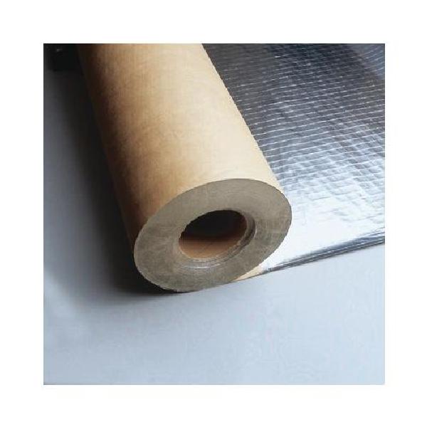 Foil Tape, Non-Adhesive, 600 ft Length, 50 Inch Width, Aluminum Foil/Kraft/Scrim Backing, 40 in-lb Tensile Strength