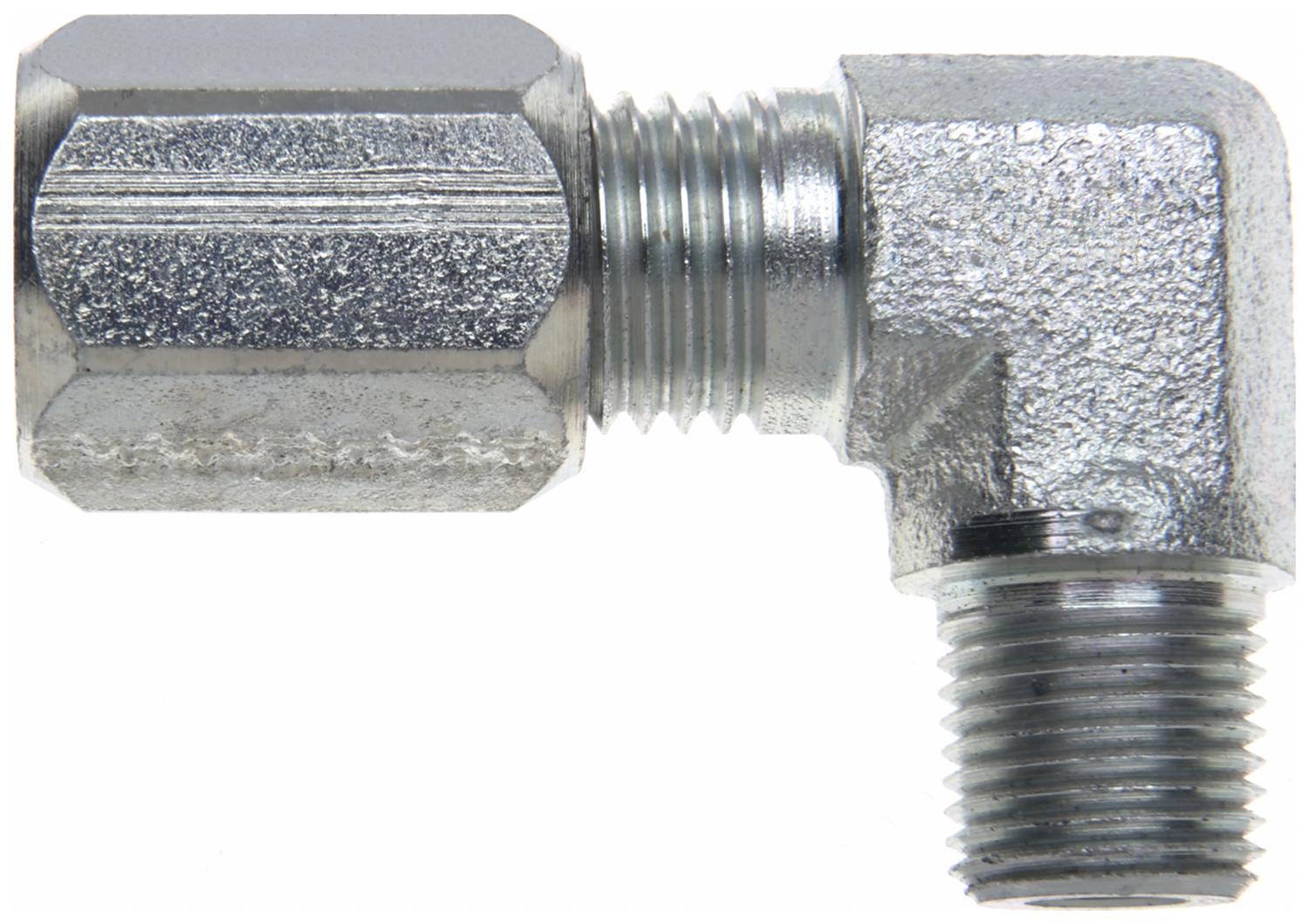 Hydraulic Adapter, Block, Series: G73, 1/8-27 Nominal, 90° Angle, Steel, Domestic