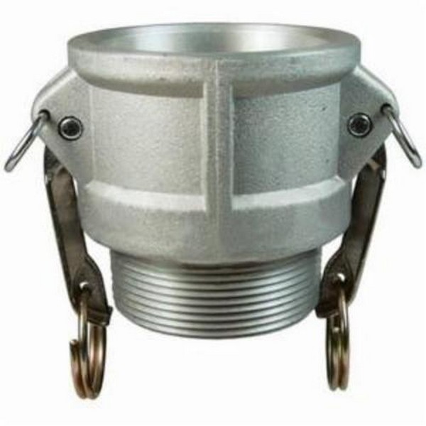 Cam & Groove Coupler, Type B, Series: Global, Fitting/Connector Type: Coupling, 2 Inch Nominal, Female Coupler x MNPT, 250 psi, 70 °F, Aluminum