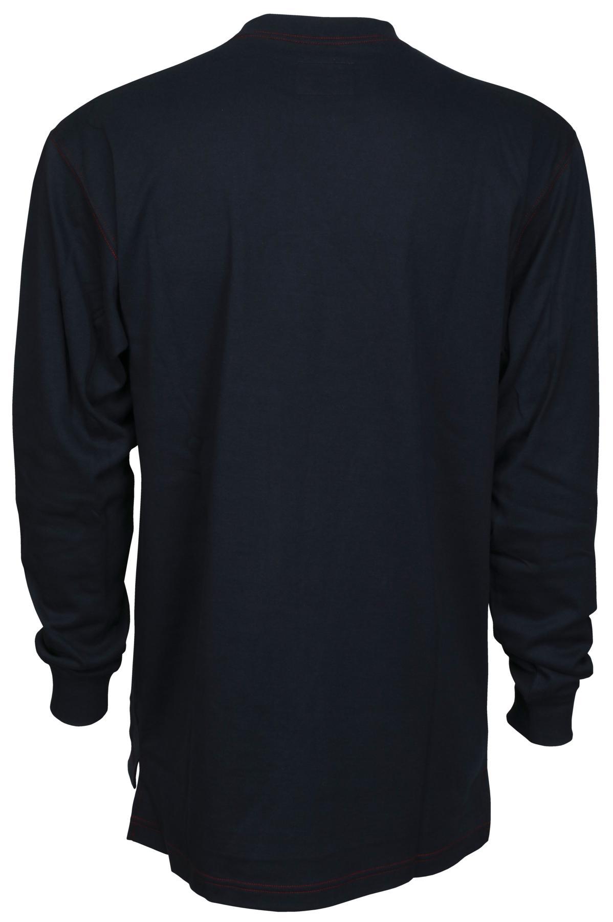 Shirt, Electrical Protection, X2/Regular Size, Navy Blue, Cotton, 7 oz Fabric Weight, 1 Pockets