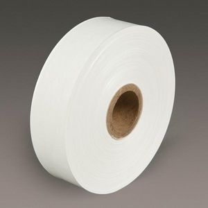 Water Activated Tape, Light Duty, 500 ft Length, 1-1/2 in Width, 3.5 mil Thickness, White, 3 in Diameter Core, Gummed Modified Cornstarch Adhesive, Paper Backing, 30 in-lb Tensile Strength, Specifications Met: ASTM D645/D646/D5803/D1922