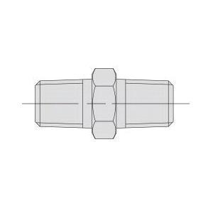 CONNECTOR MALE 3/8IN MALE NPTF STL STR