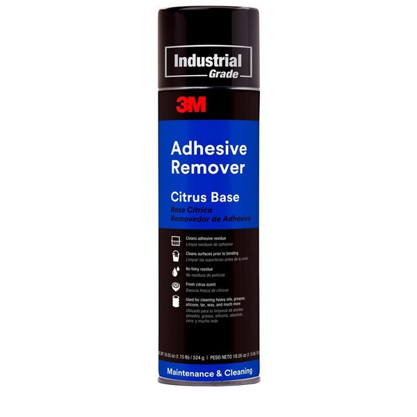 AERO Flammable Adhesive Remover, 24 fl-oz Aerosol Can, Aerosol/Liquid, Pale Yellow, Sweet