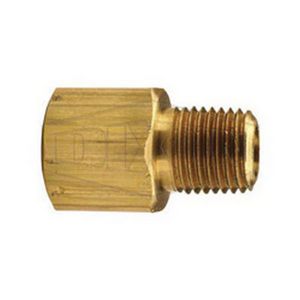 Adapter, Series: 375, Fitting/Connector: Adapter, 3/4 Inch Nominal, MNPT x FNPT End Style, 1-3/8 Inch Hex, 1.69 Inch Length, 1000 psi Pressure, Brass, -65 to 250 F, Domestic