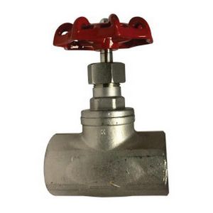 Globe Valve, 1-1/2 Inch Nominal, 200 psi, 102 mm Inlet to Outlet Length, CF8M 316 Stainless Steel Body, CF8M Stainless Steel Trim, PTFE Seal, Packing/CF8 Stainless Steel Gasket