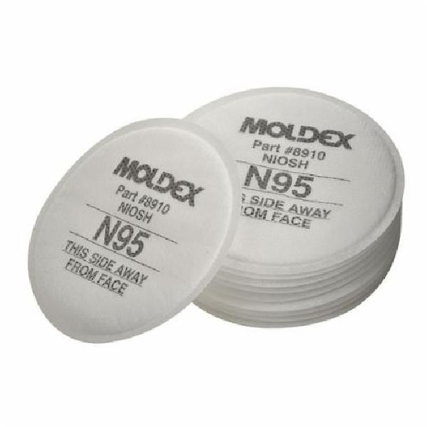 Particulate Pre-Filter, Low Profile, For Use With: 7000, 8000 and 9000 Series Respirators, N95 Filter Class, 0.95 Filter Efficiency, Thread Connection, Resists: Particulate