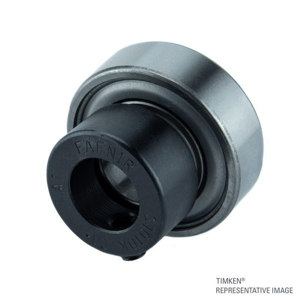 Insert Ball Bearing, Heavy Duty Round Bore, 1.43 in Bore, 3.14 in OD, 2-1/32 in Width, 7520 lb Dynamic/4120 lb Static Load, Steel Bearing, Labyrinth Seal, Steel Cage