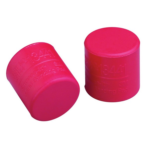 Hand Sanding Pad, Firm Density Regular, 1-1/4 Inch Diameter, PSA Attachment