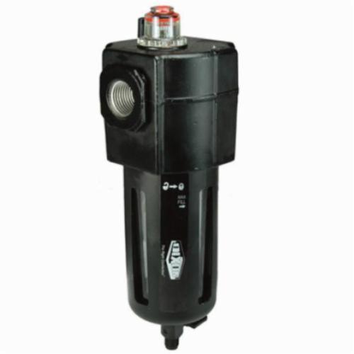 Micro-Fog Lubricator, Standard, Series: 1 Series L74M, 1/2 Inch, 154 scfm, 150 psi, Polycarbonate Bowl, -30 to 125 °F, Aluminum