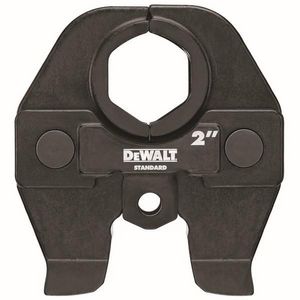 Standard Press Jaw, Replacement, For Use With: DCE200 Press Tool, Specifications: 1-1/4 in Jaw Capacity, 2 in Pipe Capacity, Hot Dipped Galvanized, Black