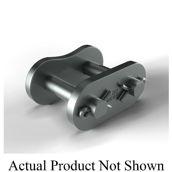 Connecting Link, British Standard Spring Clip, #16B Chain, 1 in Pitch, 0.325 in Pin Dia, 0.792 in Link Plate Height, 0.122 in Link Plate Thickness