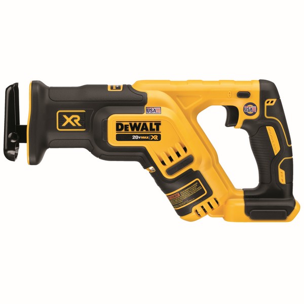 Cordless Reciprocating Saw, Brushless Compact, 1-1/8 in Stroke Length, 0 to 2900 spm Strokes per Minute, Flush Cut, 20 VDC, Plastic Housing Material, Anti-Slip/Comfort Grip Handle, 14-1/2 in L Dimensions