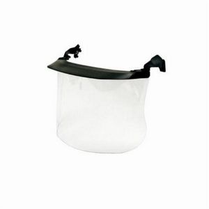 Faceshield System, Series: MultiVisor™, For Use With: P3EV/2 Hard Hat Adapter and Cap-Mounted Earmuffs, Clear Visor, Polycarbonate Glass Visor, 0.04 in Visor Thickness, 7 in Visor Height, 11.8 in Visor Width, 6.7 in L x 11.4 in H Dimensions