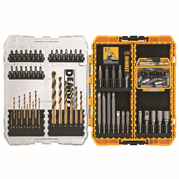 Screwdriver Bit Set, Drilling/Driving Jobber Length Standard, 80 Piece