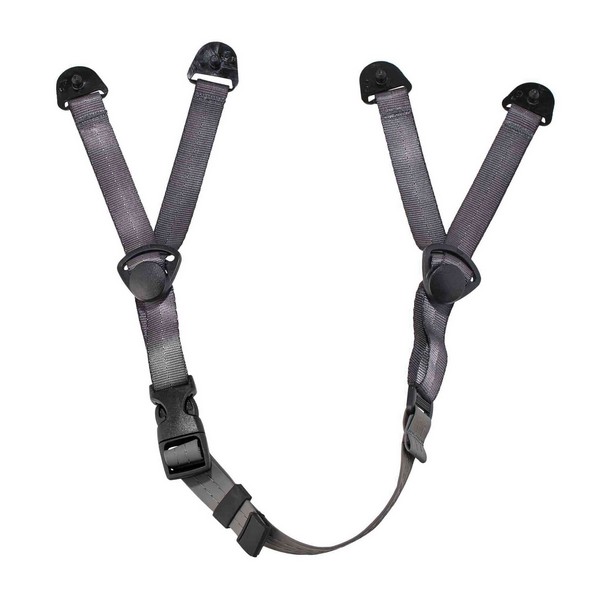 Chin Strap, Series: 8985, 4 Mounting Points, Black, For Use With: Hard Hat