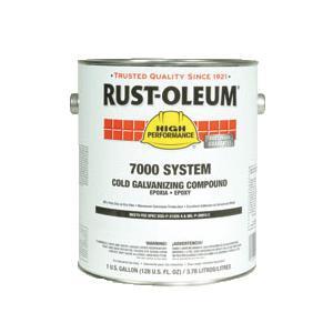 Cold Galvanizing Compound, 1-Component, Series: 7000 System, 1 Gallon Can, Gray, 310 to 440 sq-ft/Gallon Coverage, Solvent Base, Epoxy Ester Resin, 32 to 100 °F