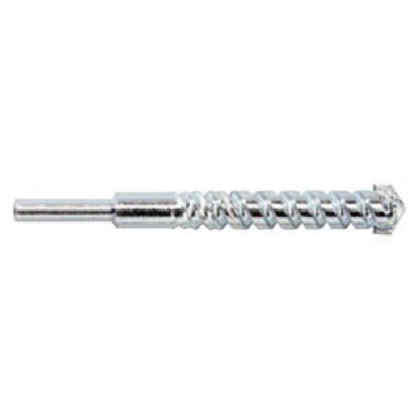 Rotary Hammer Drill Bit, Economy, Series: 611, 3/8 in Drill Bit, 4 in Overall Length, Spiral Flute, 1/4 in Shank, Right Hand Cutting Direction, Tungsten Carbide Cutting Edge, Carbide, Bright/Zinc Plated, Applicable Materials: Brick, Block, Tile, Ston