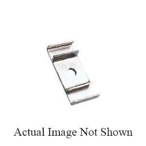Double Rail Clamp, Round Hole, Series: VG-011, For Use With: Conical Side Guide Rail, 10.5 mm Diameter Hole, 95.2 mm Rail Centers, 11 ga, 304 Stainless Steel, 38 mm Length x 117.7 mm Height