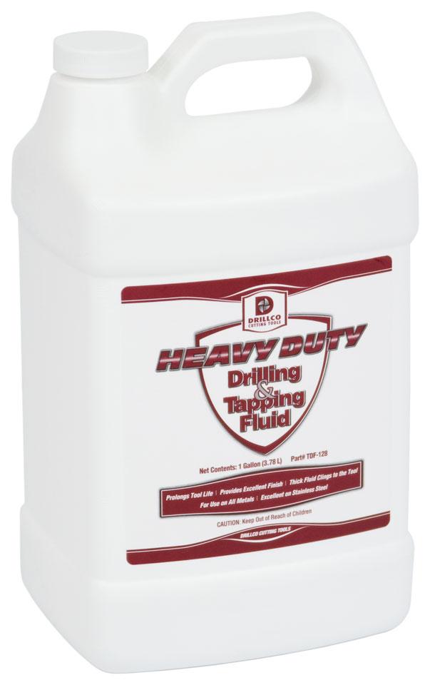 Drilling and Tapping Fluid, Heavy Duty, Series: TDF, 1 gal Container, Bottle Container, Liquid Form, Amber, Wintergreen Odor/Scent, >212.77 °C Flash Point, 1.108 Specific Gravity