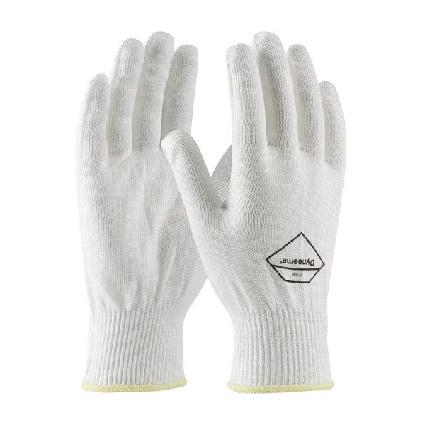 Cut-Resistant Gloves, Lightweight Unisex, Series: 17-D200, XL Size, Dyneema®, White, Seamless Style, ANSI/ISEA Cut Level: A2, Dyneema® Lining, Continuous Knit Wrist Cuff, Uncoated Coating, 10 in Length, Resists: Cut