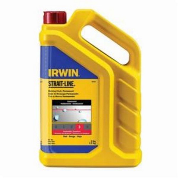 Marking Chalk, Permanent, Red, 5 lb Capacity, Container Package Type, Odorless Odor/Scent