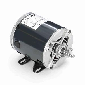 AC Motor, 0.25 HP, 115 VAC, 5.1 A, 60 Hz Frequency, 1 Phase, 1725 RPM Speed, 1 Speed, ODP Enclosure, 48 Frame, CW/CCW Rotation, 1.35 Service Factor, Welded Base Mounting, 40 °C, Insulation Class: Class B, Rolled Steel