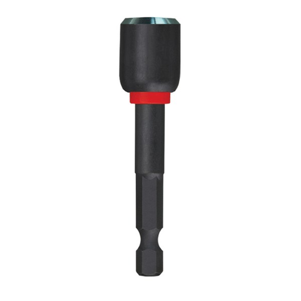 Nut Driver, Magnetic, 1/2 in Drive, Hex Drive, 1/4 in Shank, Hex Shank, 2-9/16 in Overall Length, Steel, Black Oxide