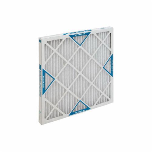 High Capacity Extended Surface Pleated Panel Air Filter, 18 Inch Width, 2 Inch Depth, 24 Inch Height, MERV 8, Synthetic Fiber