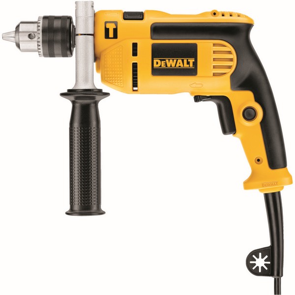 Corded Hammer Drill, 1-Speed, Tool/Kit: Tool, 1/2 in Chuck, Keyed Chuck, 47000 bpm Blows per Minute, 2800 RPM Speed, 1 Speed, 120 ft-lb Torque, 110 VAC, 7 A, Plastic Housing Material, Rubber Pistol Grip Handle, 8 ft Cord, 2-Finger Trigger Switch Cont