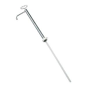 Drum Pump, 8 oz/Stroke Flow Rate, Polished Chrome
