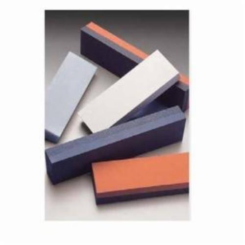 Abrasive Benchstone, Combination Grit, 8 in Overall Length, 2 in Overall Width, 1 in Overall Height, 2 in Diameter, 280 Grit, Coarse/Fine Grade, Rectangle Shape, Silicon Carbide Abrasive, Oil Lubricant, Gray, Applicable Materials: Hard Steel