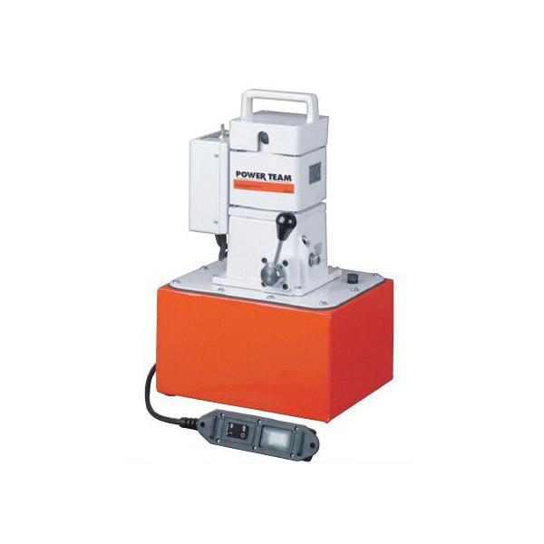 Electric Hydraulic Pump, Portable, Series: PE18, 2 Stage, 104 cu-in Reservoir, 1/2 hp, 18 cu-in/min Flow Rate, 0 to 10000 psi Pressure, 110/115 VAC, 10.2 A, 50/60 Hz Frequency, 12000 rpm Speed, 11-1/2 in Overall Length, 9-1/2 in Overall Width, 18-1/2