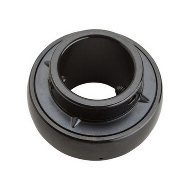 Ball Insert Bearing, Round Bore Medium Duty, Series: UCX, 63.5 mm Bore, 125 mm OD, 74.6 mm Width, Double Seal Closure, 62000 N Load, Hardened Steel Bearing, Nitrile Rubber Seal, -40 to 120 °C