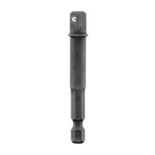Socket Adapter, Magnetic, For Use With: Impact Driver and Wrench, 1/4 in Hex to 1/4 in Socket Adapter, Steel, 4-1/2 in L