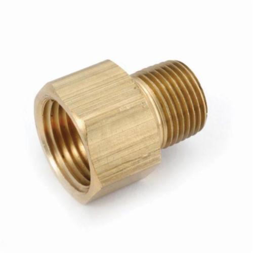 Pipe Adapter, Series: 7120, Adapter Fitting/Connector, 1/2 Inch Nominal, MNPT x FNPT End Style, 1-5/16 Inch Hex, 1-19/64 Inch Length, 1200 psi Pressure, Brass, -65 to 250 F