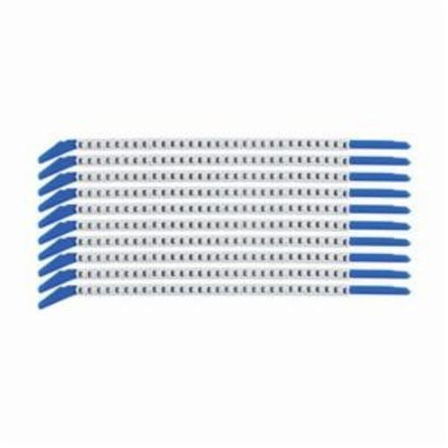 Wire Marker, Pre-Printed, Series: SCN, Legend: E, 0.134 to 0.181 Inch Wire, Black on White Legend, White Marker, Nylon
