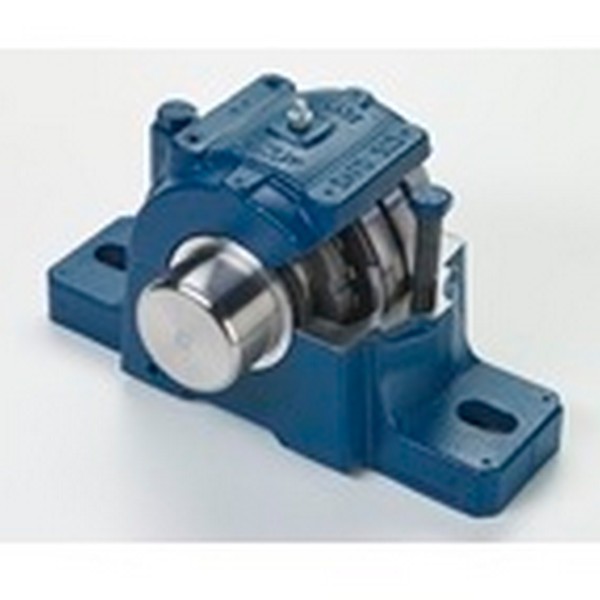Pillow Block Housing Unit, 4 Inch Inside Diameter (Max), 16-1/2 Inch Overall Length, Four-Bolt, Ductile Iron