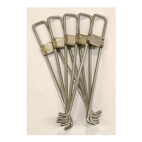 Replacement Rigid-Lock Upright Wire Support, For Use With: Replace Wire Supports for Rigid-Lock Plus, Rigid-Lock and Other Rigid-Lock Products With a 12 in Wall, Stainless Steel, Silver, 10 in L x 3 in W x 2 in H Dimensions