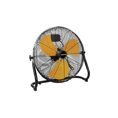 Air Circulator Fan, 1-Phase High Velocity Portable, 4800/4200/3600 cfm, 1/5 HP Power, 120 V AC, 2 A, 60 Hz Frequency, 3 Speed, 3 Blades, Direct Drive Control, Balanced Steel Blade, Powder Coated Steel Housing Material, Floor Mounting, 6 ft Cord, 20 in Dia Dimensions, Import