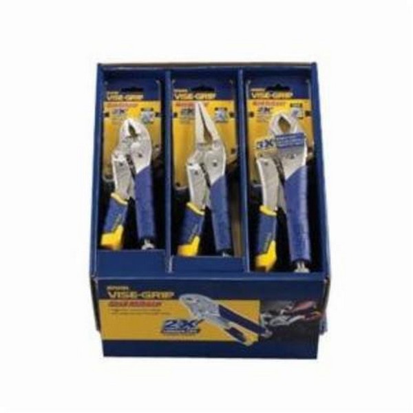 Locking Plier Counter Display, 15 Piece, Display Tool Storage Type, Yes Tool Storage Included, Steel, Silver