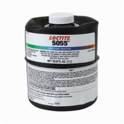 Adhesive Sealant, Flowable Light Cure Self-Leveling, Series: 5055™, Bottle Container, 1 L Container, Silicone Base, Composition: Isobornyl Acrylate, N,N-Dimethylacrylamide, Liquid Form, 60 s Curing, Clear/Light Yellow, 1 Specific Gravity, 93 deg C Fl