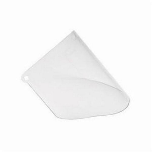 Faceshield Window, Replacement, Clear, Polycarbonate, For Use With: Deluxe and Professional Faceshield Systems, Specifications Met: ANSI Z87.1-2009, CSA Z94.3-2005