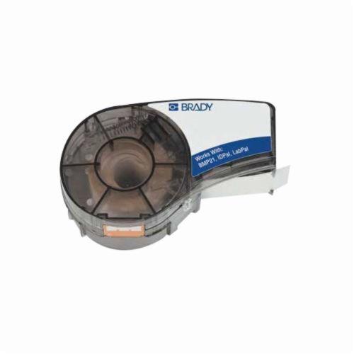 Label Cartridge, Series: M21-750-580, 21 Foot Length, 3/4 Inch Width, Vinyl, Black/White, For Use With: BMP® 71 Label Printers, -40 to 180 °F