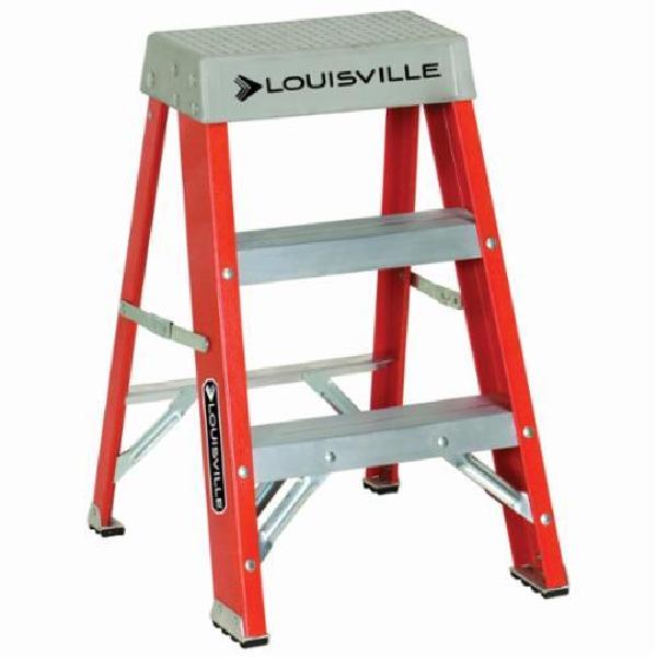 Step Ladder, Type IA Non-Conductive Weather Resistant, Series: FS1500, 2 ft Ladder Height, 300 lb, ANSI Code: A14.5, Fiberglass, 1 Steps, 18-1/4 in Base Spread, 17 in Bottom Width